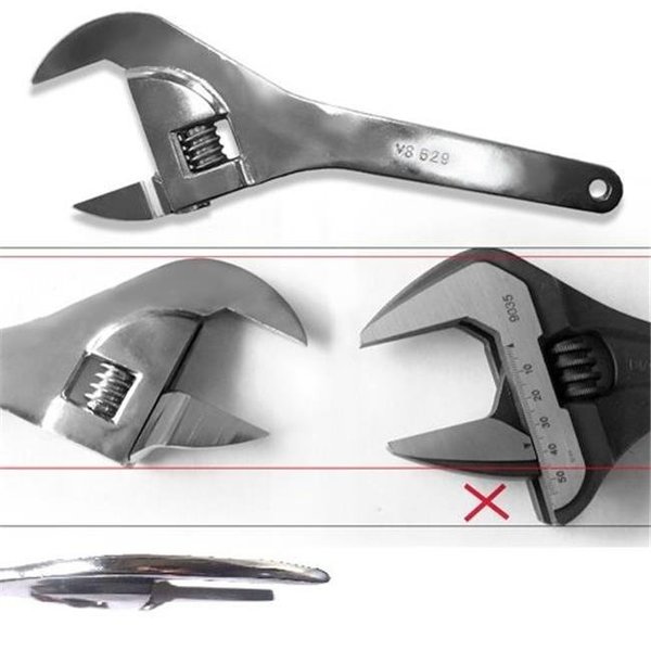 Tool Time Corporation V8T 629 2 in. Super Thin Adjustable Wrench TO1080088